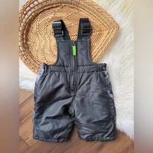 Pacific Trail Grey Snowsuit Bibs Size 9 Months